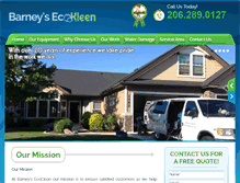 Tablet Screenshot of barneys-ecoclean.com